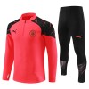 Manchester City Niño Sudadera De Entrenamiento 2023-24 Cuarto-Cremallera Roja Manchester City Niño Sudadera De Entrenamiento 2023-24 Cuarto-Cremallera Roja